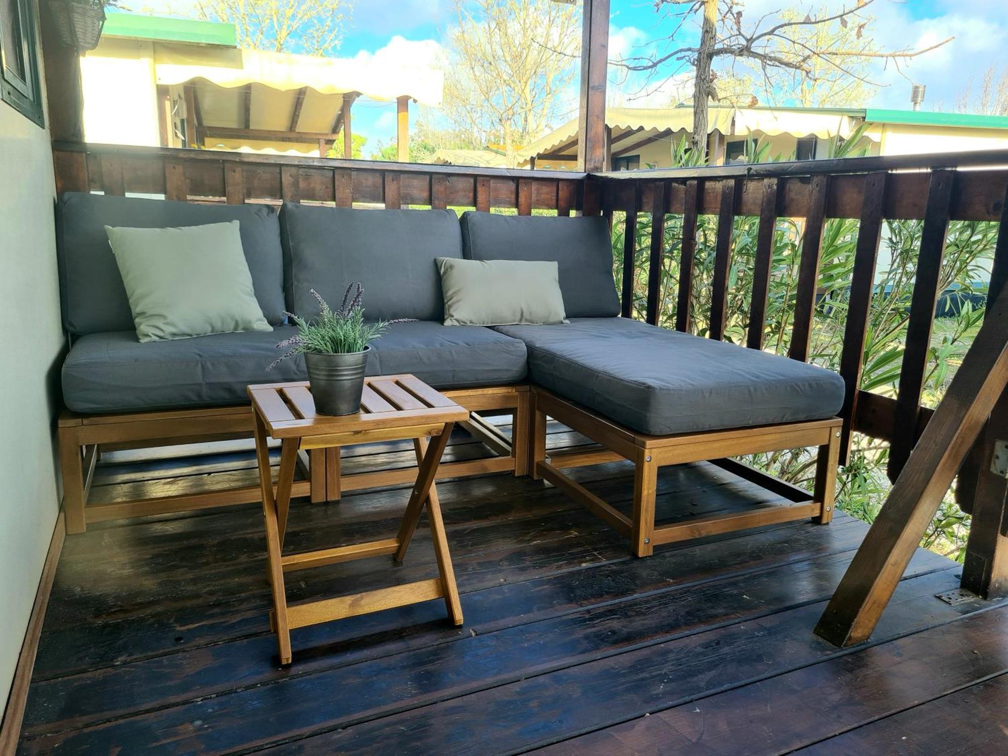Comfortabele Familie Chalets Met Veranda Incl Airco Dichtbij Zee! เวียเรจโจ ภายนอก รูปภาพ